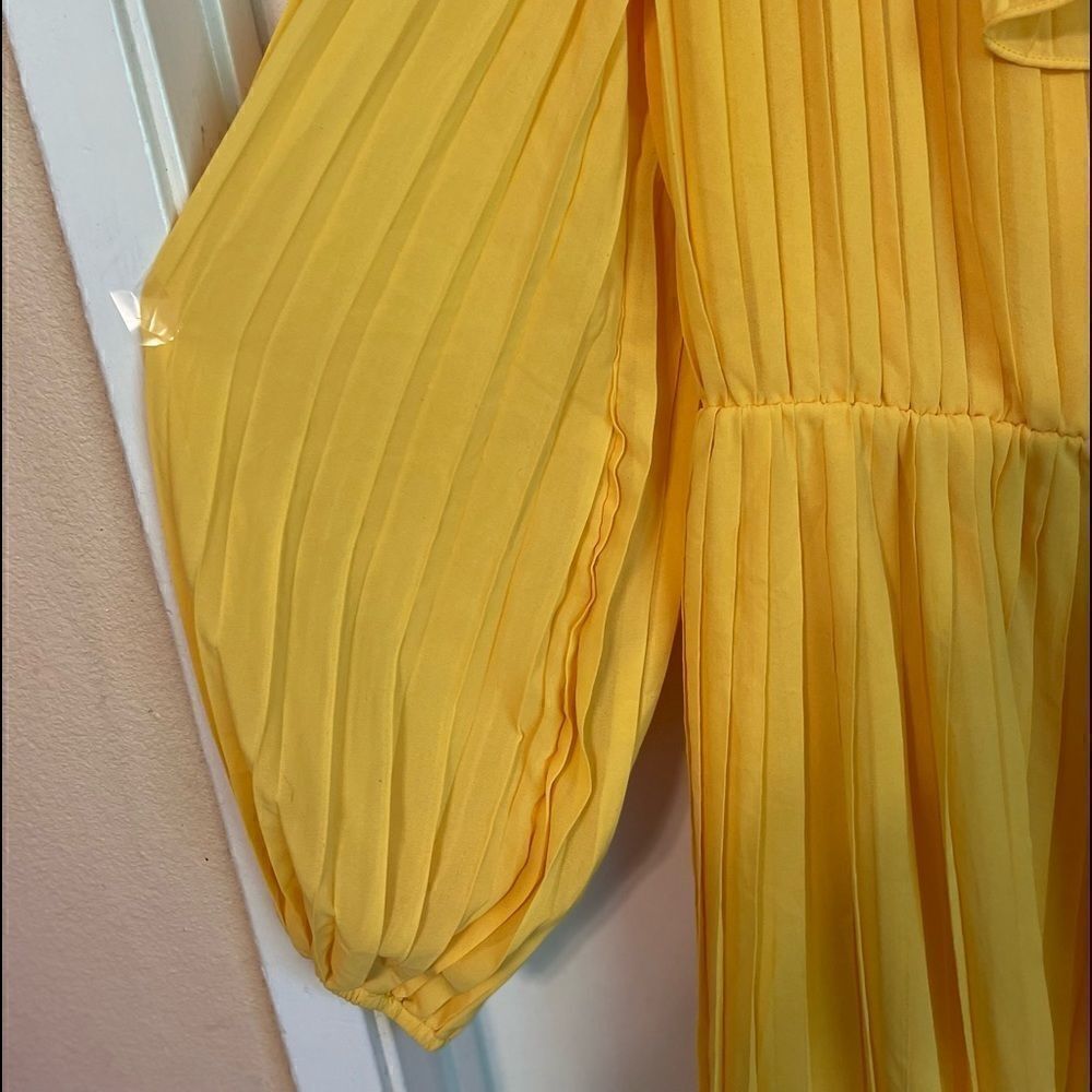 ENDLESS ROSE One Shoulder Yellow Mini Dress.Size S - Picture 11 of 16